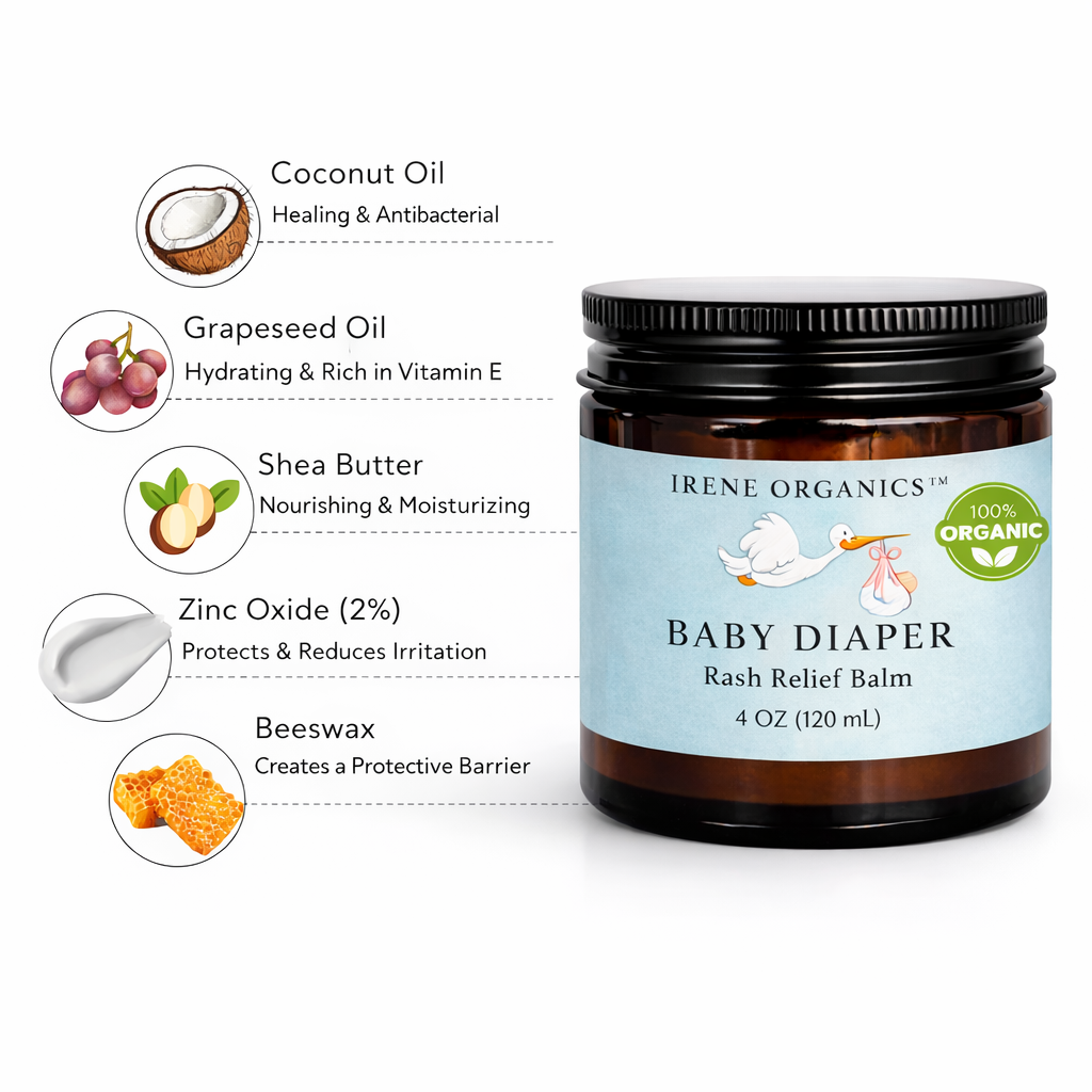 Baby Diaper Rash Relief Balm