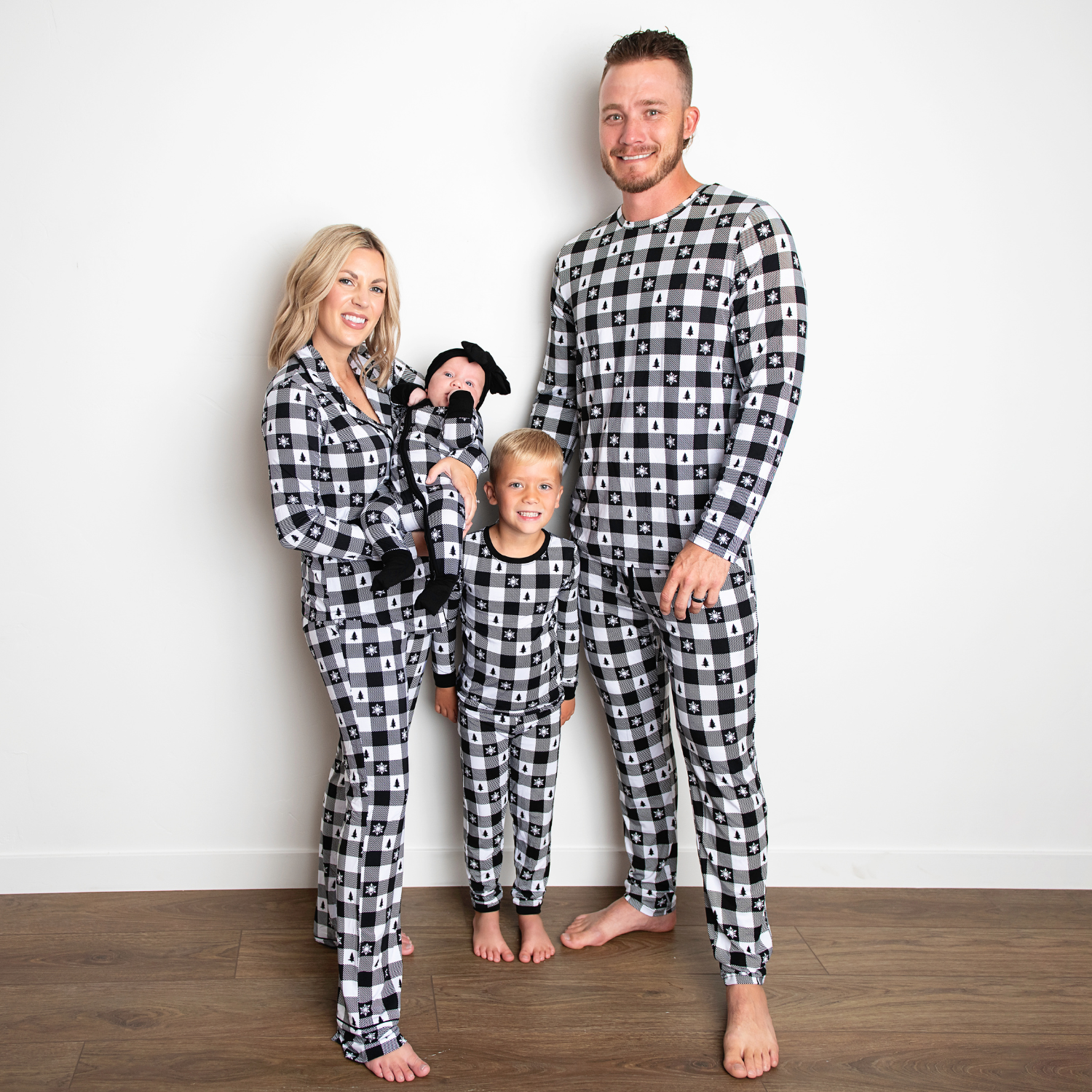 Crew Neck Bamboo Christmas Pajamas